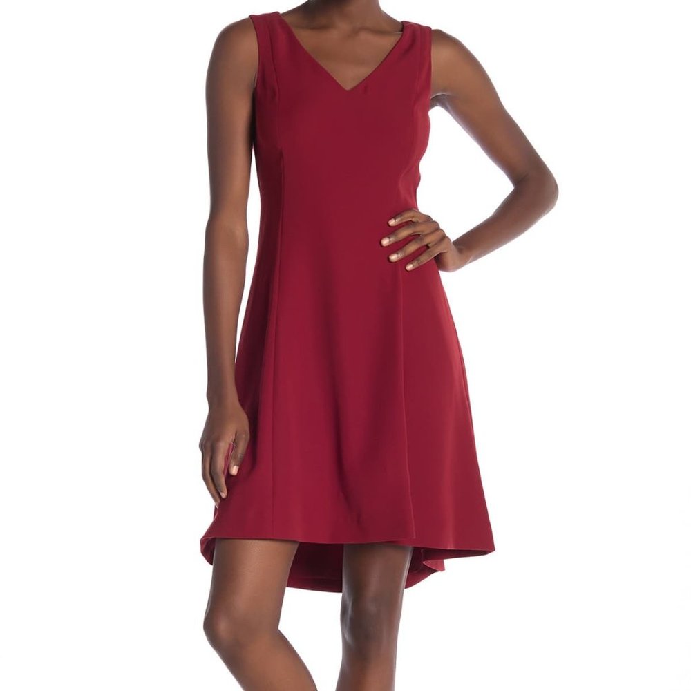 Theory Andrisa V-Neck Fit & Flare Dress